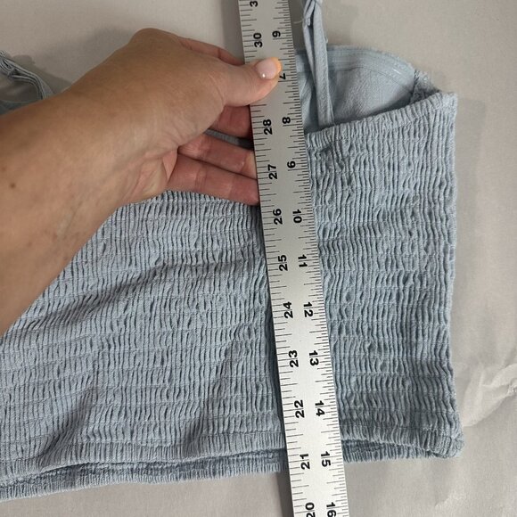 NWT Lot of‎ 2 Babydoll Top Crop Women M Cotton Blend Smocked Boho Peasant - Picture 11 of 11